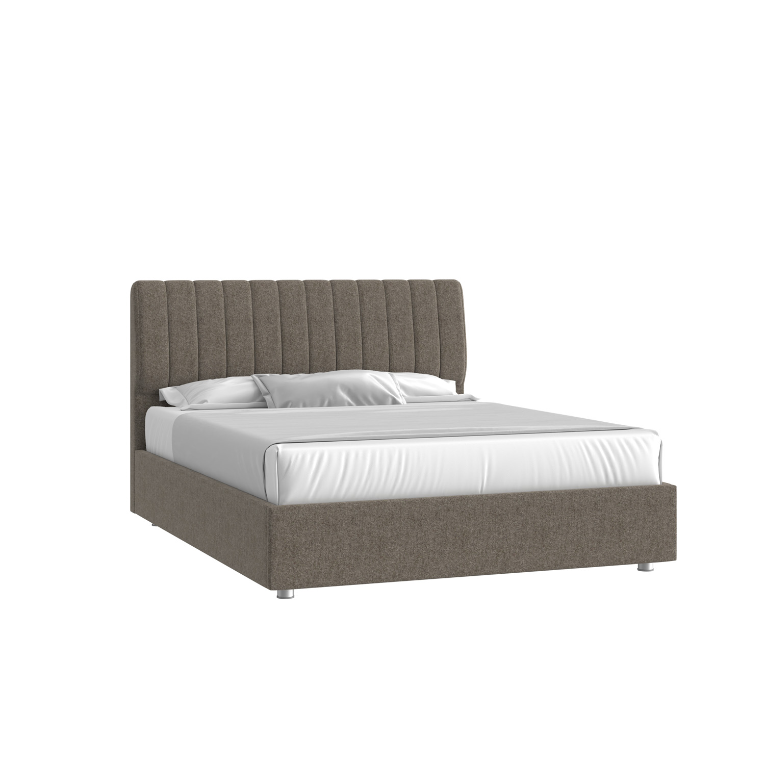 Кровать Танго 90х200 Аура 03 бежево-коричневый с низкими опорами