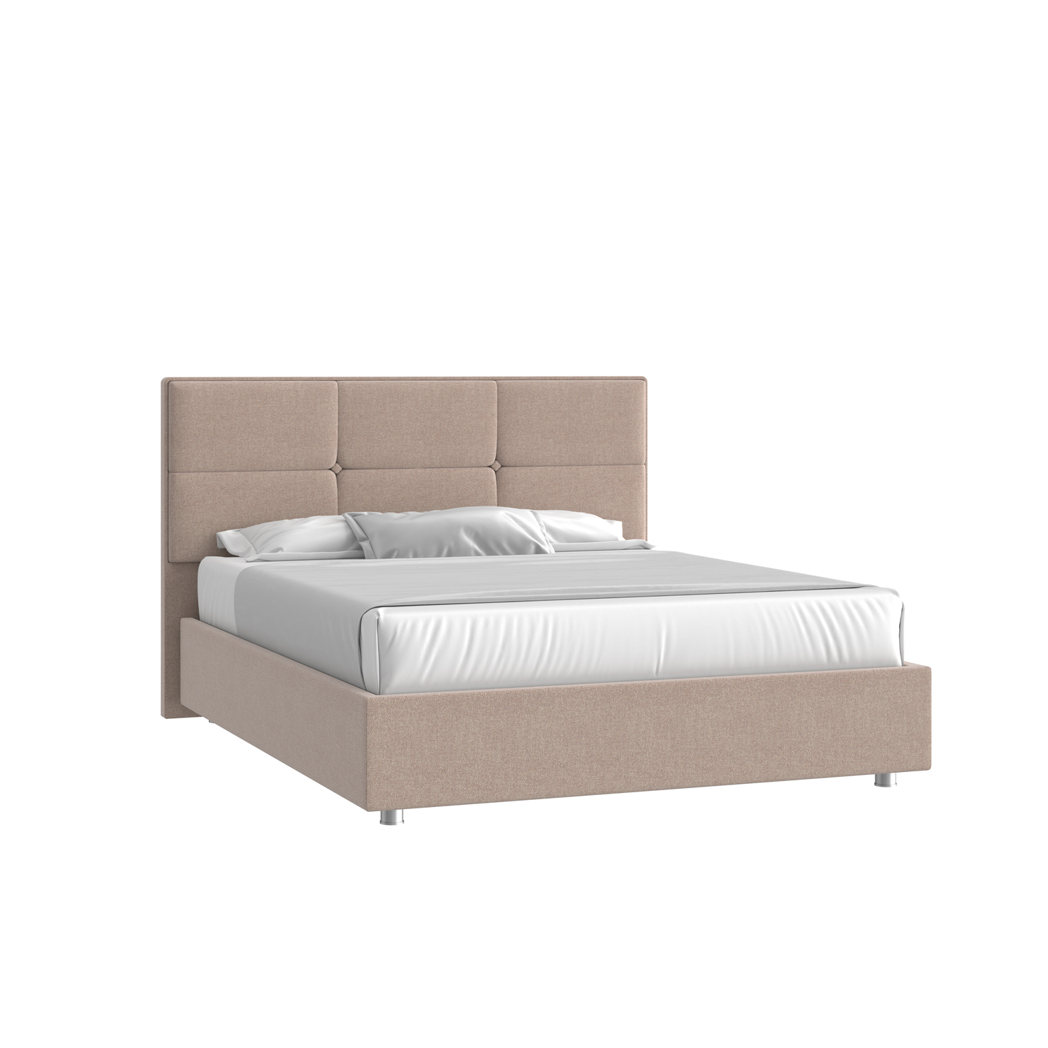 Кровать Мюнхен 180х200 Багама 01 бежевый с подъемным механизмом на низких опорах