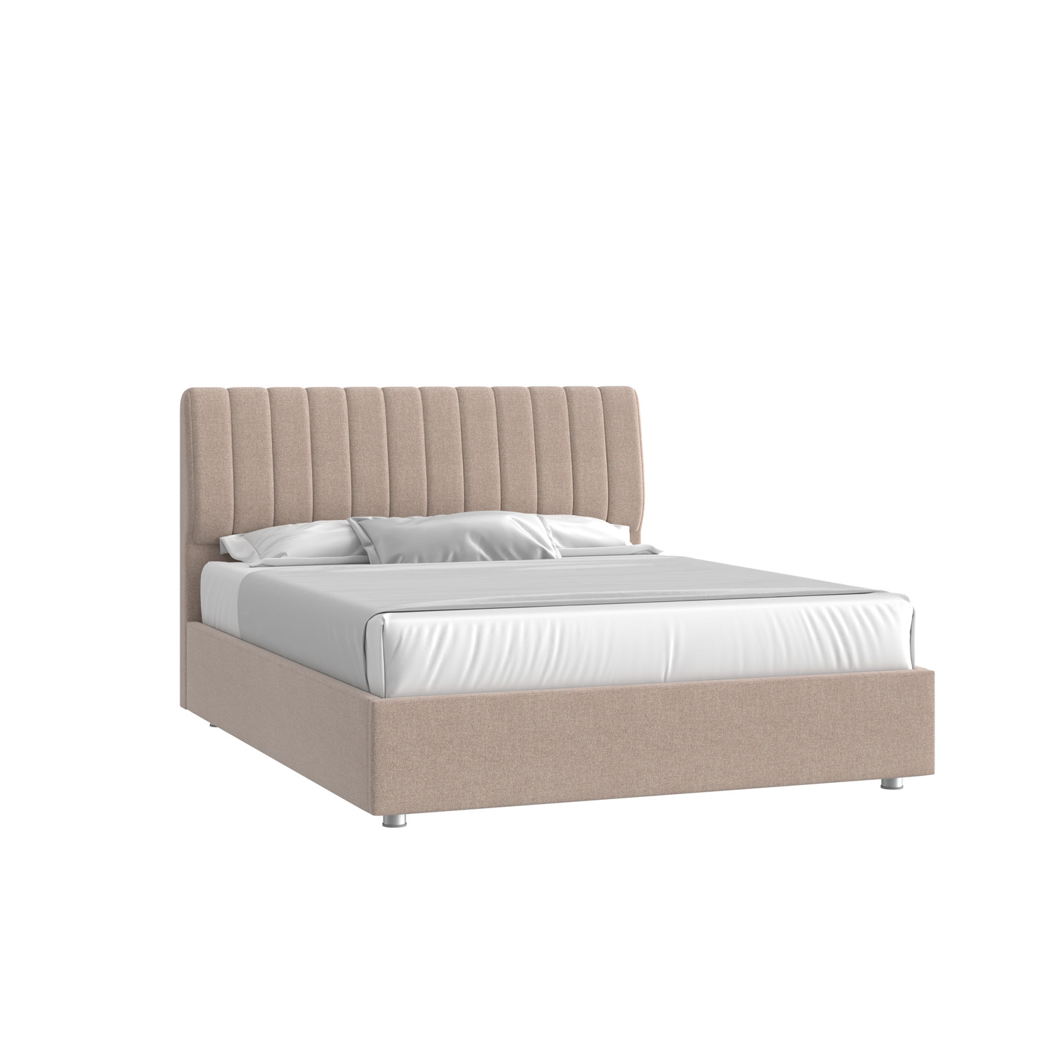 Кровать Танго 160х190 Багама 01 бежевый с подъемным механизмом с низкими опорами