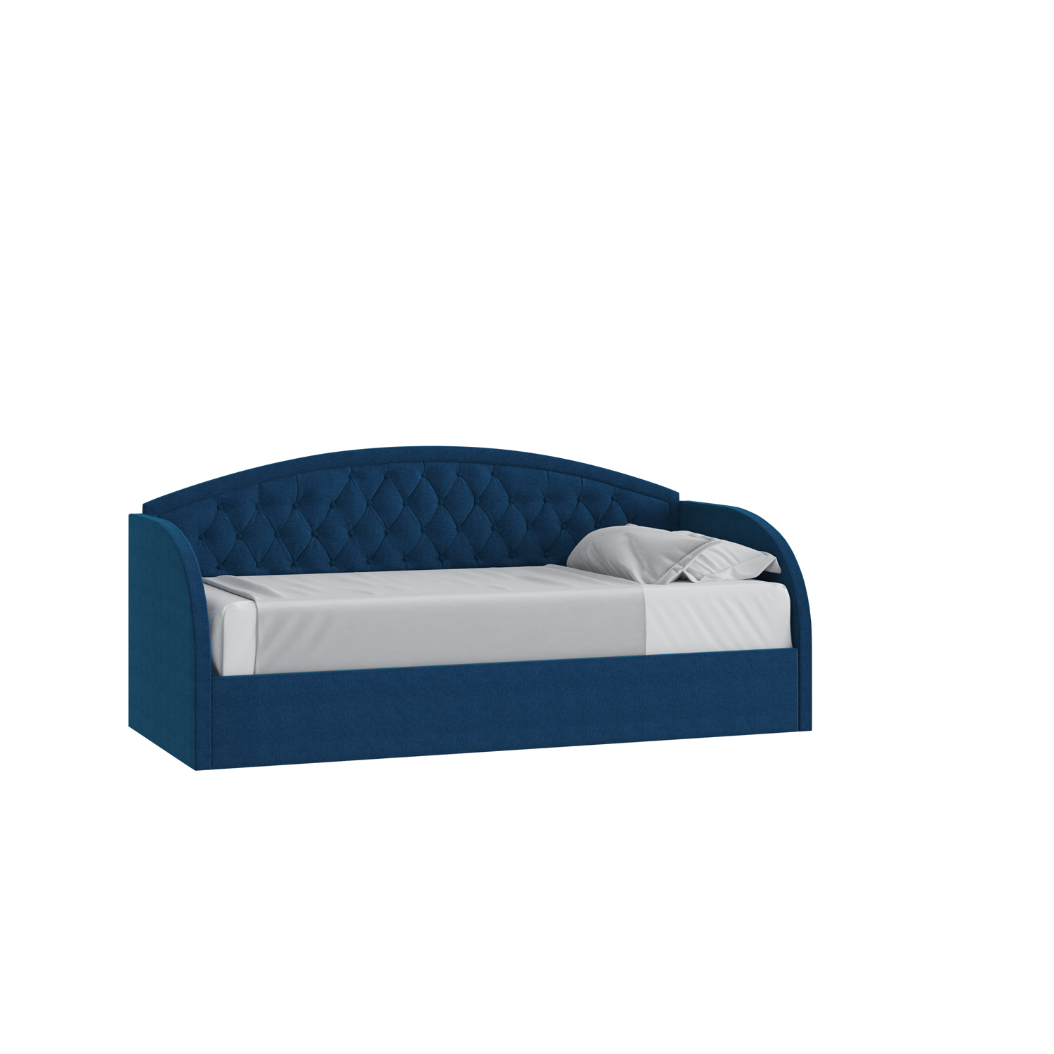 Кровать Сити 90х190 с подъемным механизмом Багама 03 деним